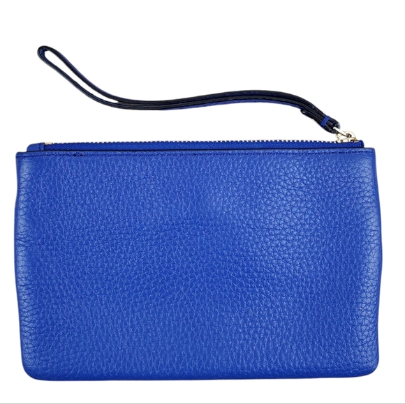 KATE SPADE Cobble Hill Bee Pebbled Leather Zip Front Pocket Wristlet Wallet - Picture 2 of 5